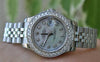 ROLEX LADIES DATEJUST WATCH DIAMOND DIAL BEZEL