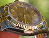 ROLEX 18k GOLD S/S MIDSIZE LADIES MENS DATEJUST WATCH