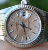 ROLEX STEEL LADIES DATEJUST WATCH SILVER STICK DIAL