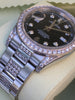 ROLEX 36mm STAINLESS STEEL DATEJUST DIAMOND BAND BEZEL DIAL LUGS 116200 NEW