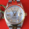 Rolex Datejust 36mm 16233 or 16013 18k Yellow Gold Stainless Steel Diamond Dial