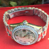 Rolex Datejust Stainless 31mm 18k White Gold Band & Diamond Bezel & Diamond Dial