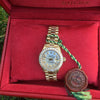 Rolex Datejust Presidential 26mm 18k Gold Oversized Diamond Bezel MOP Dial 69178