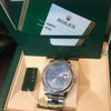 Rolex Datejust II 41mm Steel Oyster Bracelet 18k White Gold Fluted Bezel