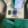 Rolex Datejust II 41mm Steel Oyster Bracelet 18k White Gold Fluted Bezel