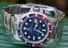 Rolex 116710 GMT Master II 40mm Stainless Steel Diamond Ruby Sapphire Pepsi