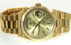 ROLEX MENS GOLD DAY-DATE PRESIDENT WATCH  DOUBLE-QUICK