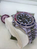 Rolex GMT Master II Steel 40mm Diamond Ruby Sapphire Bezel Jubilee Band 116710