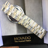 Movado Museum Watch Stainless Steel Box Booklets