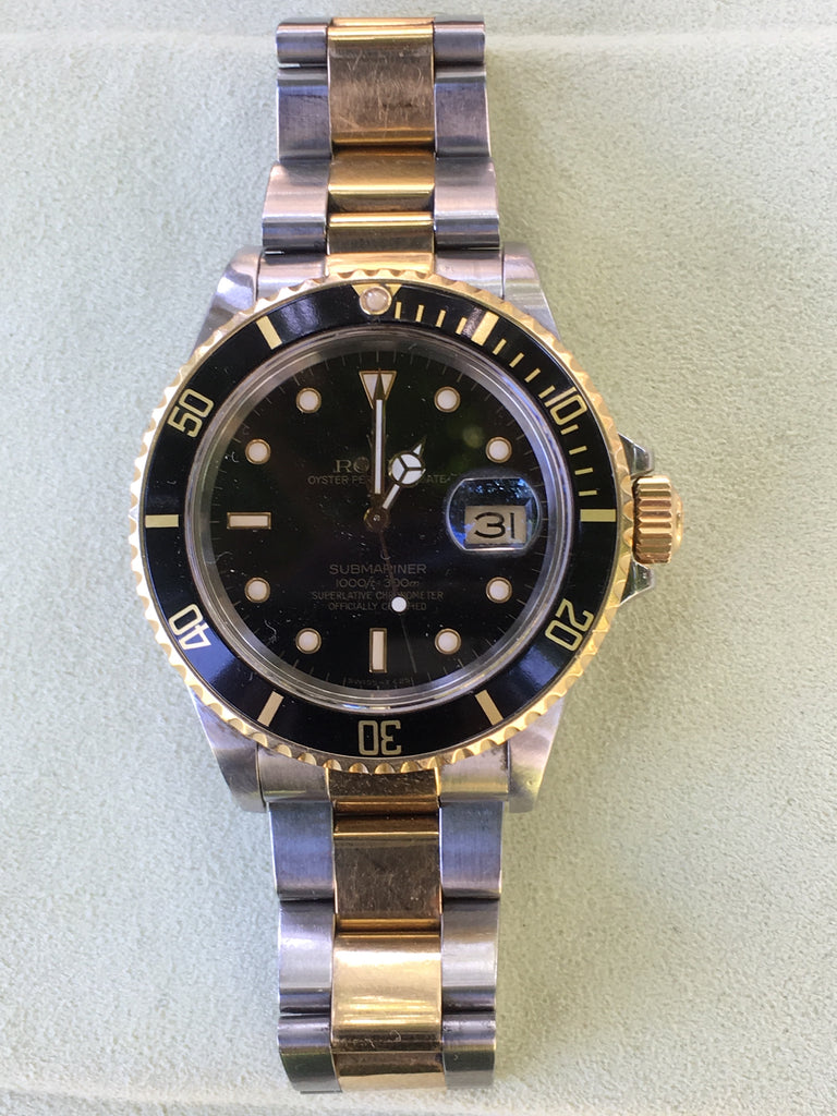 Rolex Submariner 18K Yellow Gold Men's Watch