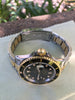 Rolex 16803 Submariner 18k Yellow Gold Stainless Steel Black Working As Is