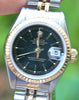 ROLEX LADIES 18k GOLD STEEL DATEJUST WATCH 26mm