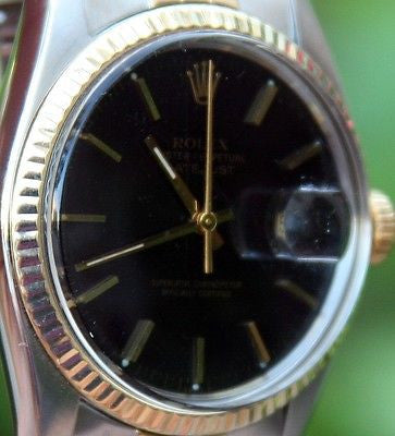 ROLEX 18k Gold and Steel Men’s 36mm Datejust Watch
