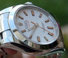 ROLEX STEEL MENS MILGAUSS 116400 WHITE DIAL WARRANTY BOX & PAPERS
