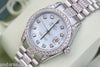 ROLEX DATEJUST MIDSIZE 178240 LADIES 18K GOLD DIAMOND PRESIDENT BAND NEW