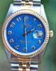 ROLEX 18k Gold & Steel 36mm Mens Datejust Watch Warranty