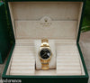 ROLEX PRESIDENT MENS WOMENS WATCH GOLD BLACK ONYX 118208 BOX PAPERS
