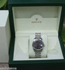 ROLEX DATEJUST LADIES STAINLESS STEEL MIDSIZE NEW WATCH BOX CARD CERT TAGS