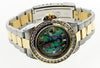 ROLEX SUBMARINER 2TONE 18K GOLD STAINLESS STEEL WATCH PIMPED IN DIAMONDS 16613