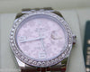 ROLEX MENS LADIES NEW DATEJUST WOMENS 36mm SIZE PINK FLORAL FLOWER DIAL STEEL