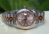 ROLEX DATEJUST LADIES NEW MIDSIZE ROSE GOLD STEEL BOX CARD CERTIFICATE