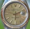 Rolex Ladies Datejust 26mm 18k Gold and Steel Fluted Bezel Jubilee band