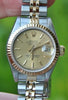 Rolex Ladies Datejust 26mm 18k Gold and Steel Fluted Bezel Jubilee band