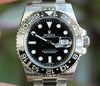 ROLEX MENS GMT II STAINLESS STEEL 40mm 116710 NEW BLACK CERAMIC BOX CARD UNWORN