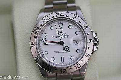 ROLEX MENS STAINLESS STEEL WATCH EXPLORER II
