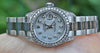 ROLEX LADIES STEEL 26mm DATEJUST 179160 DIAMONDS BEZEL LUGS MOTHER OF PEARL DIAL