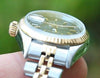 ROLEX LADIES 18k GOLD STEEL DATEJUST WATCH 26mm