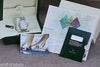 ROLEX MENS YACHTMASTER WATCH PLATINUM STAINLESS STEEL PAPERS BOXES