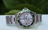 ROLEX GREEN SUBMARINER MENS 16610 STAINLESS STEEL WATCH EMERALD DIAMOND DIAL