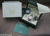 ROLEX 116200 WOMENS LADIES DATEJUST 36mm PINK FLORAL FLOWER DIAL