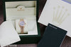 ROLEX PRESIDENT LADIES WOMENS 18K GOLD WATCH DIAMONDS BLACK MOTHER OF PEARL