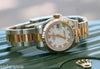 ROLEX LADIES DATEJUST WATCH ROSE GOLD STEEL WHITE ROMAN TWO TONE 179171