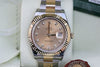 ROLEX DATEJUST 41 MENS TWO TONE GOLD STEEL DIAMOND DIAL 41mm 126333
