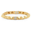 14k Gold Diamond Spike Bracelet .32cts