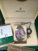 Rolex 116200 Datejust 36mm Mens Ladies Pink Floral with Diamond and Ruby Bezel