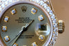 ROLEX LADIES PRESIDENT DIAMOND DIAL, BEZEL,LUGS, BAND