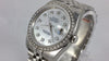 Rolex Stainless Steel 36mm Datejust 116200 Custom Diamond Bezel & White Mother-O